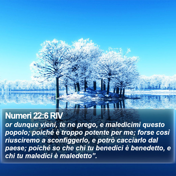 Numeri 22:6 RIV Bible Study