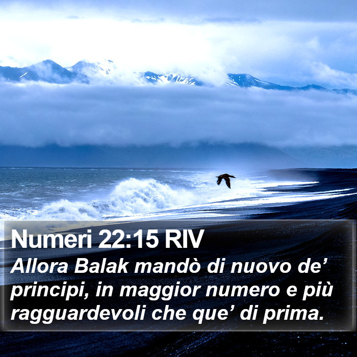 Numeri 22:15 RIV Bible Study