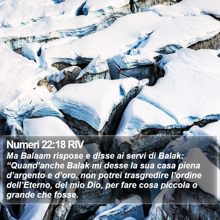 Numeri 22:18 RIV Bible Study