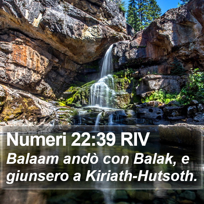 Numeri 22:39 RIV Bible Study