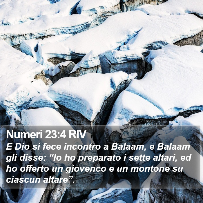 Numeri 23:4 RIV Bible Study