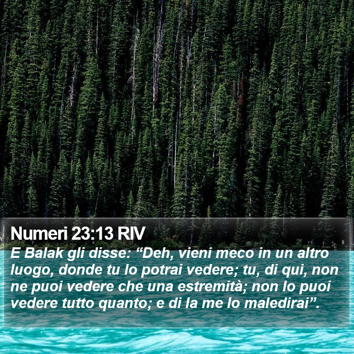 Numeri 23:13 RIV Bible Study