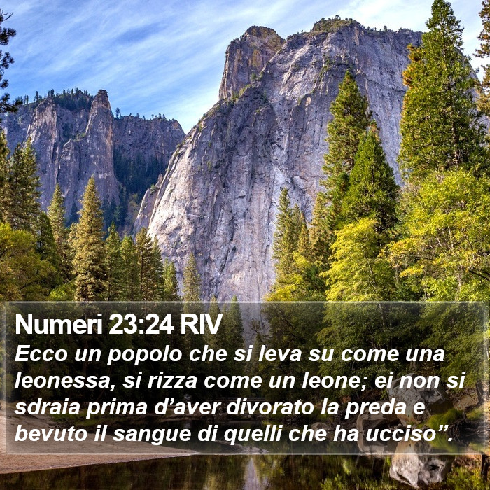 Numeri 23:24 RIV Bible Study