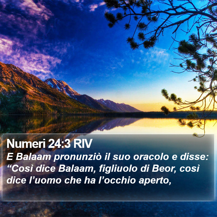 Numeri 24:3 RIV Bible Study