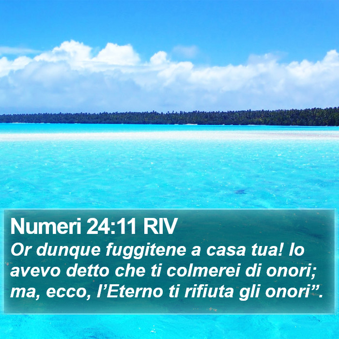 Numeri 24:11 RIV Bible Study