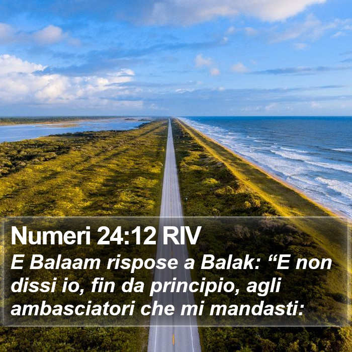 Numeri 24:12 RIV Bible Study