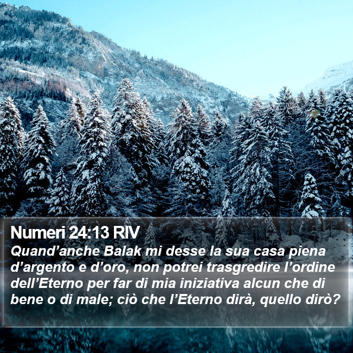 Numeri 24:13 RIV Bible Study