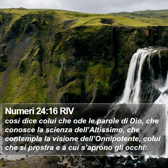 Numeri 24:16 RIV Bible Study