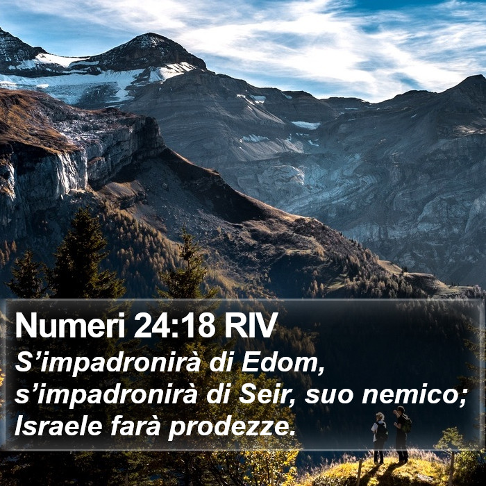 Numeri 24:18 RIV Bible Study