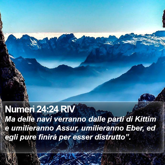 Numeri 24:24 RIV Bible Study