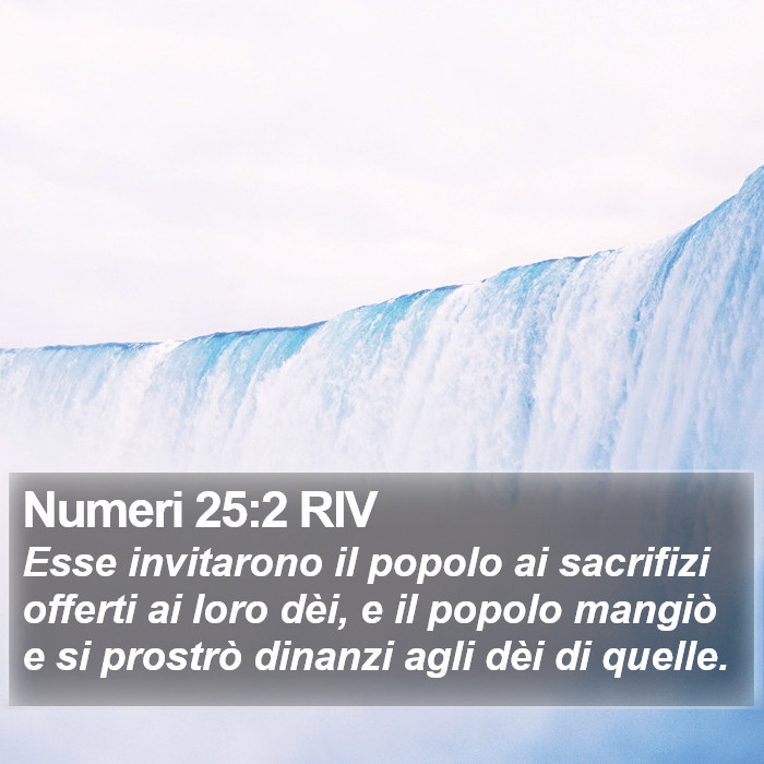 Numeri 25:2 RIV Bible Study