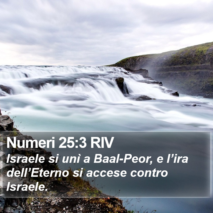 Numeri 25:3 RIV Bible Study