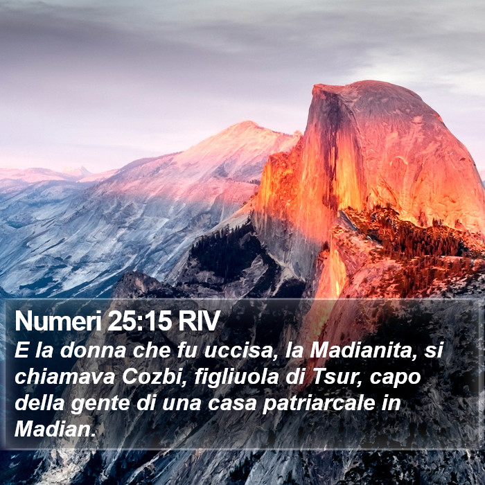 Numeri 25:15 RIV Bible Study