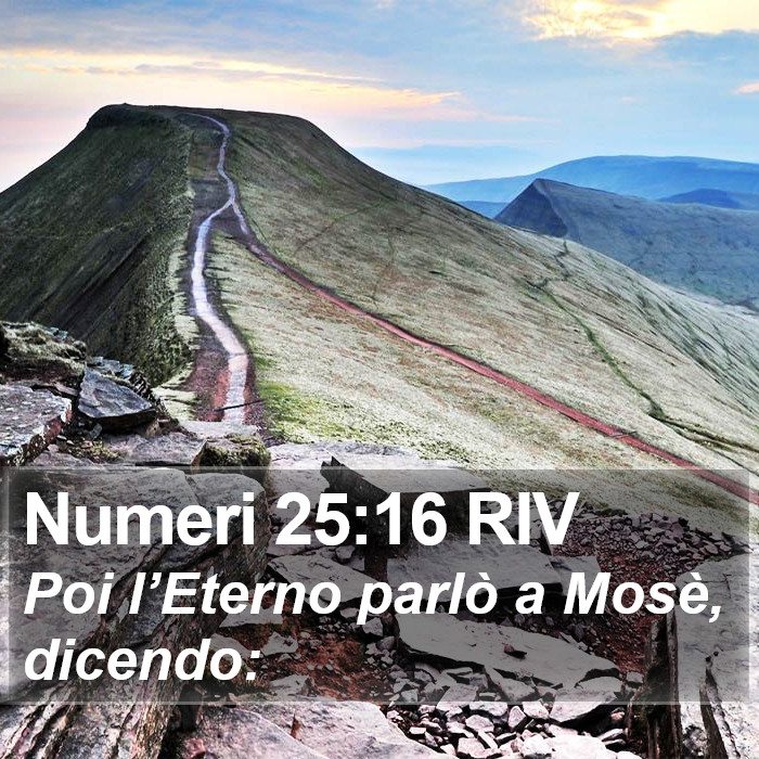 Numeri 25:16 RIV Bible Study