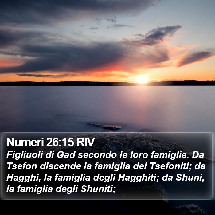 Numeri 26:15 RIV Bible Study