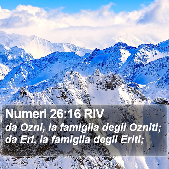 Numeri 26:16 RIV Bible Study