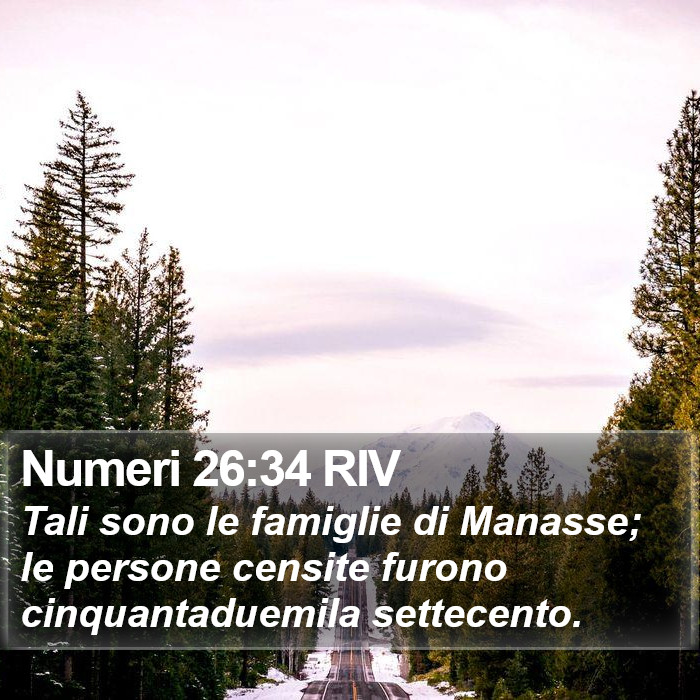 Numeri 26:34 RIV Bible Study