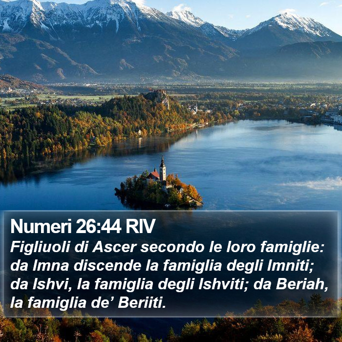 Numeri 26:44 RIV Bible Study