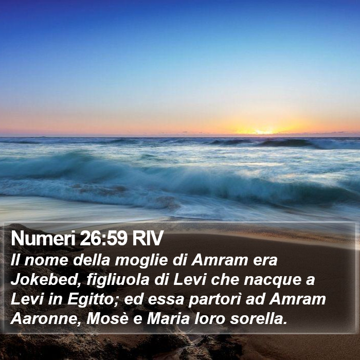Numeri 26:59 RIV Bible Study
