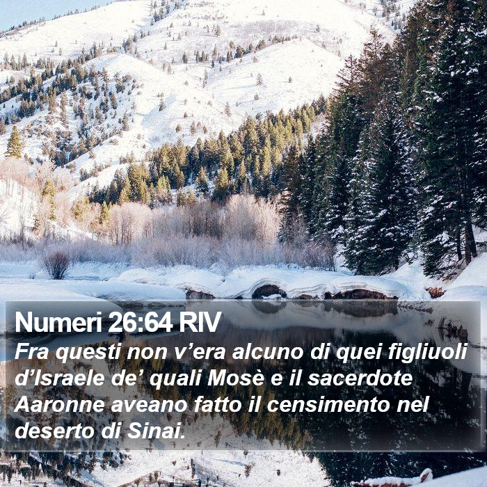 Numeri 26:64 RIV Bible Study