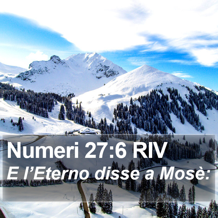 Numeri 27:6 RIV Bible Study