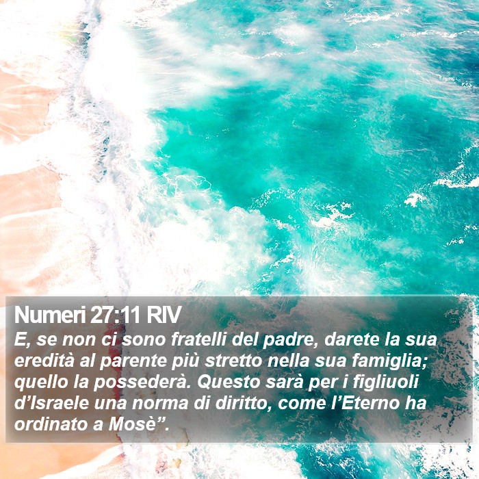 Numeri 27:11 RIV Bible Study