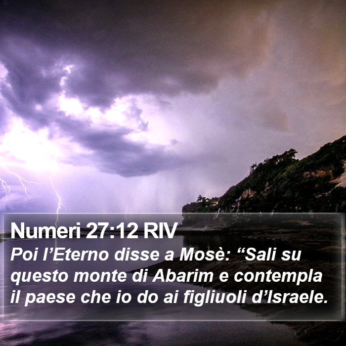 Numeri 27:12 RIV Bible Study