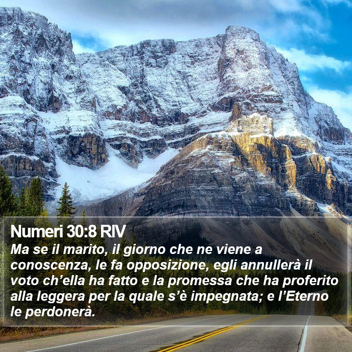 Numeri 30:8 RIV Bible Study