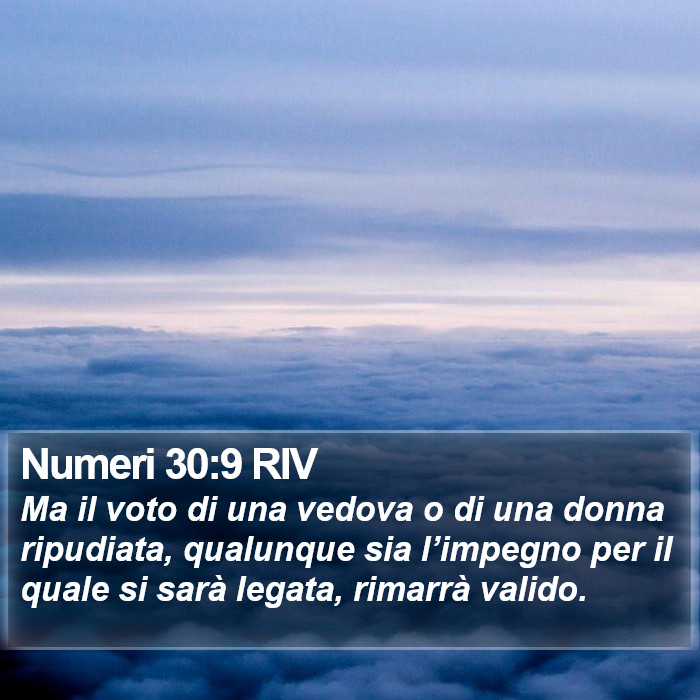 Numeri 30:9 RIV Bible Study