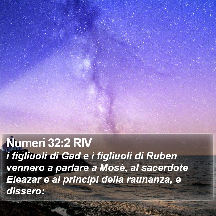 Numeri 32:2 RIV Bible Study
