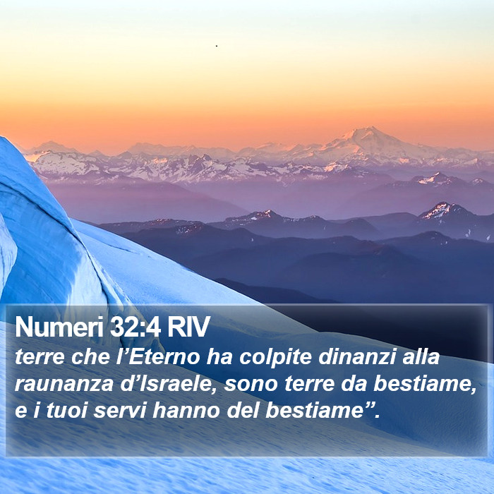 Numeri 32:4 RIV Bible Study