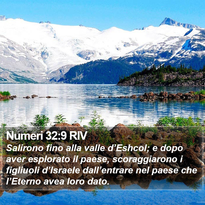 Numeri 32:9 RIV Bible Study