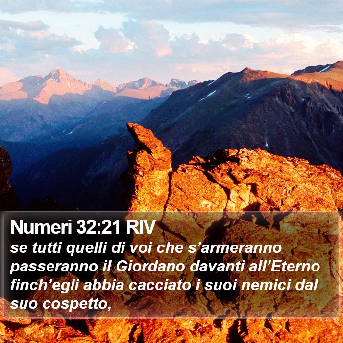 Numeri 32:21 RIV Bible Study