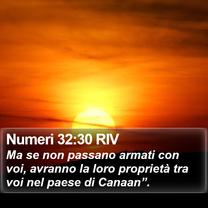 Numeri 32:30 RIV Bible Study