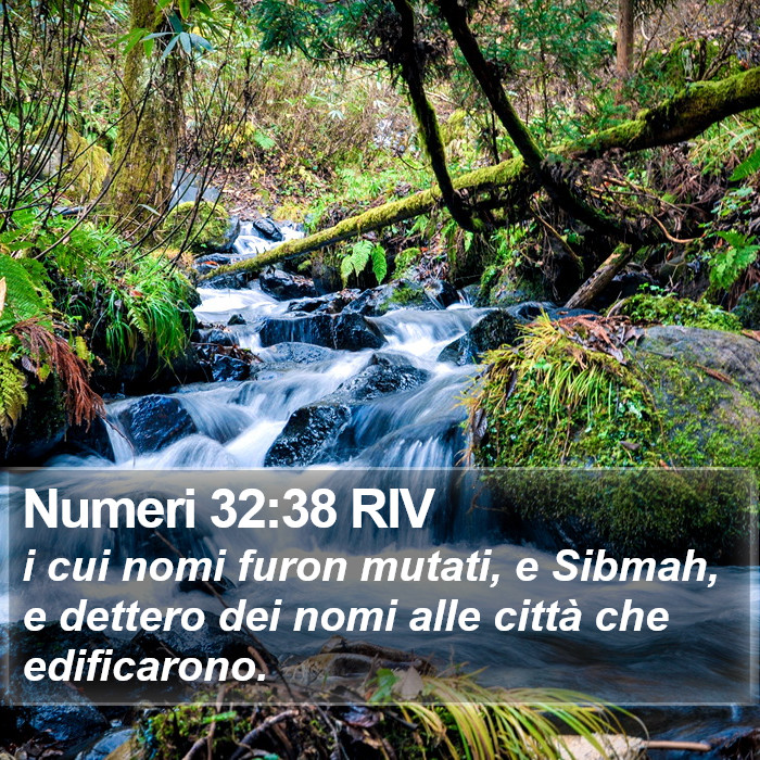 Numeri 32:38 RIV Bible Study