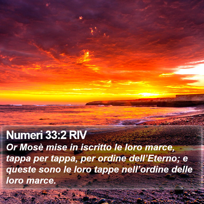 Numeri 33:2 RIV Bible Study