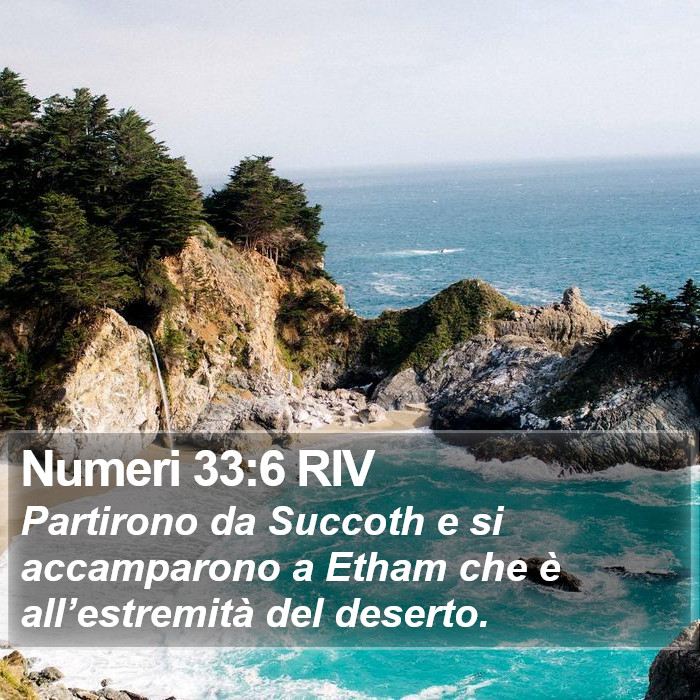 Numeri 33:6 RIV Bible Study