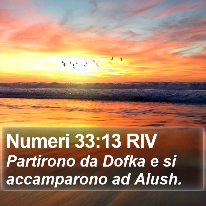 Numeri 33:13 RIV Bible Study