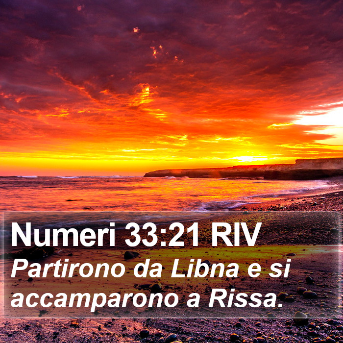 Numeri 33:21 RIV Bible Study