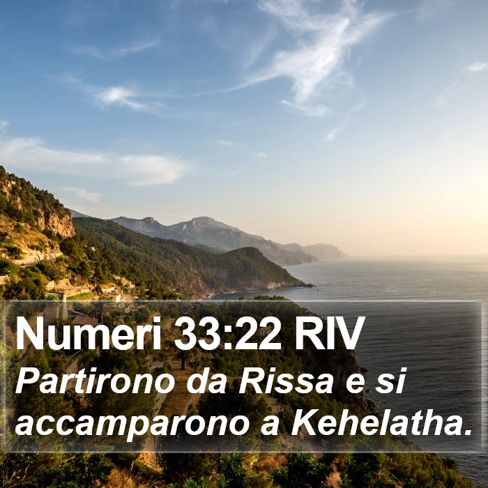 Numeri 33:22 RIV Bible Study