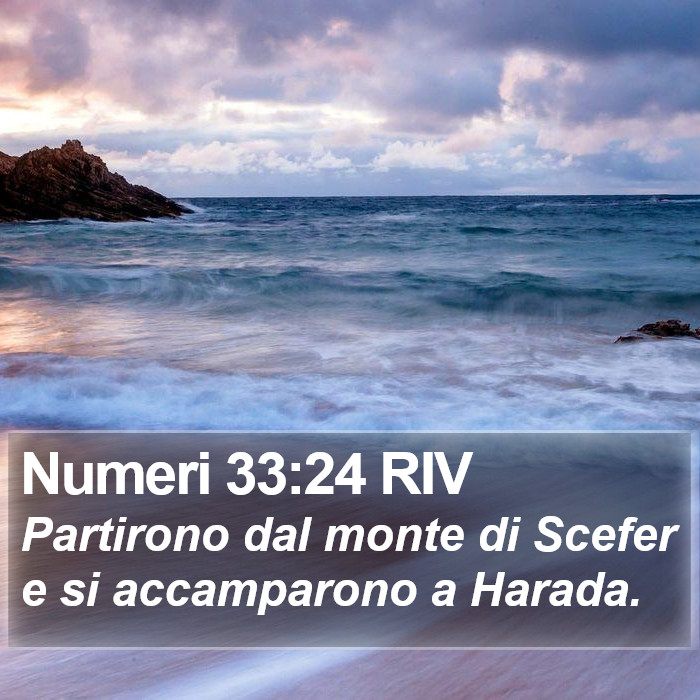 Numeri 33:24 RIV Bible Study