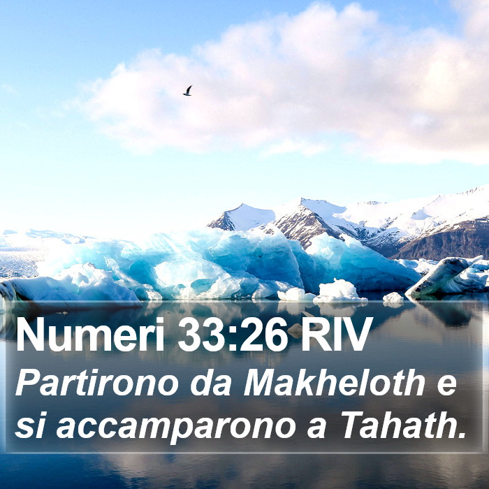 Numeri 33:26 RIV Bible Study