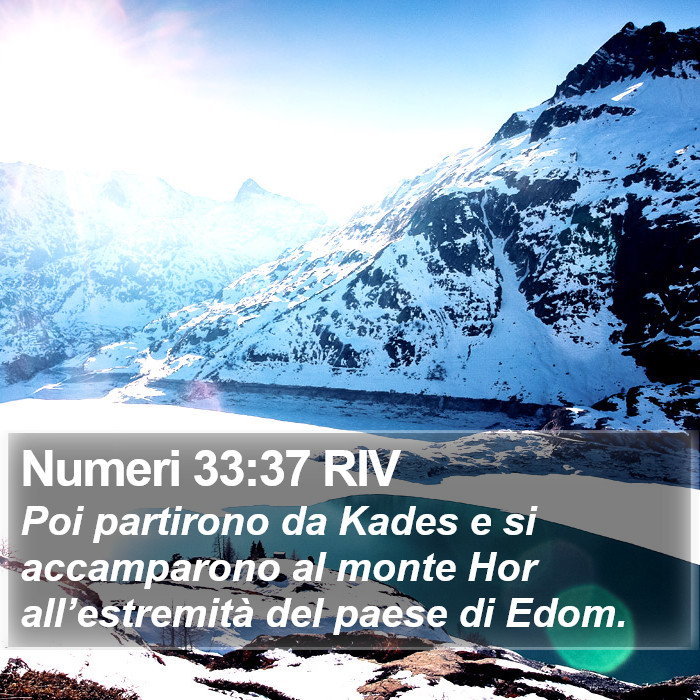 Numeri 33:37 RIV Bible Study