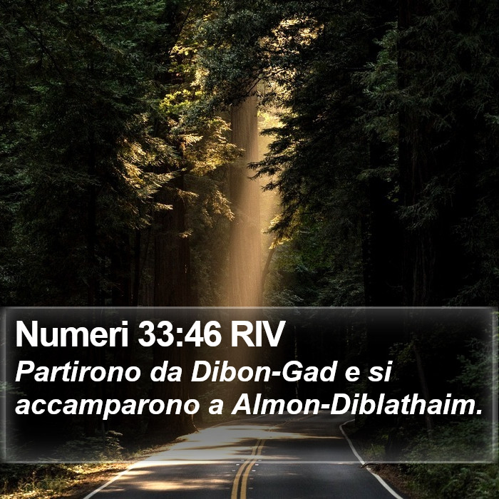 Numeri 33:46 RIV Bible Study