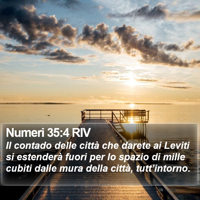 Numeri 35:4 RIV Bible Study