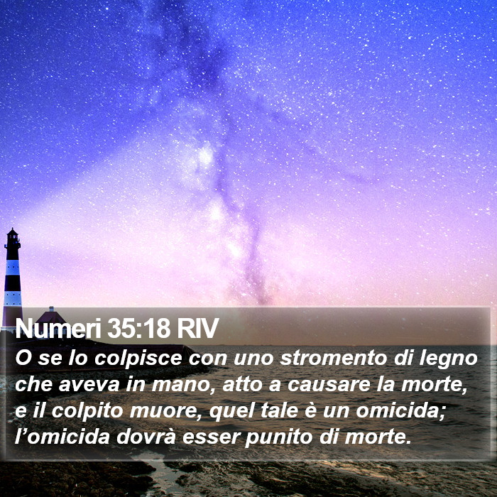 Numeri 35:18 RIV Bible Study