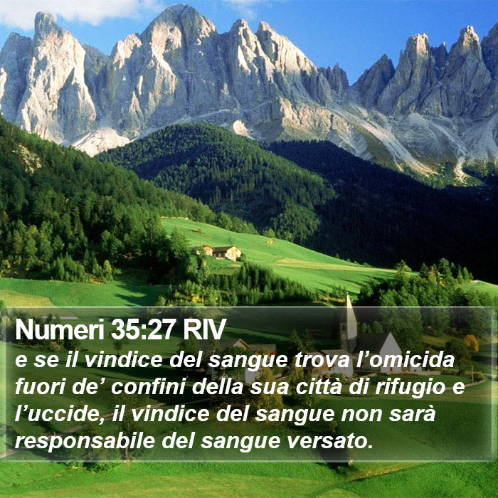 Numeri 35:27 RIV Bible Study