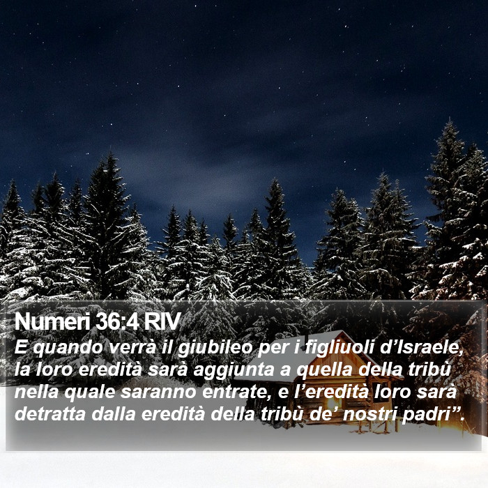 Numeri 36:4 RIV Bible Study