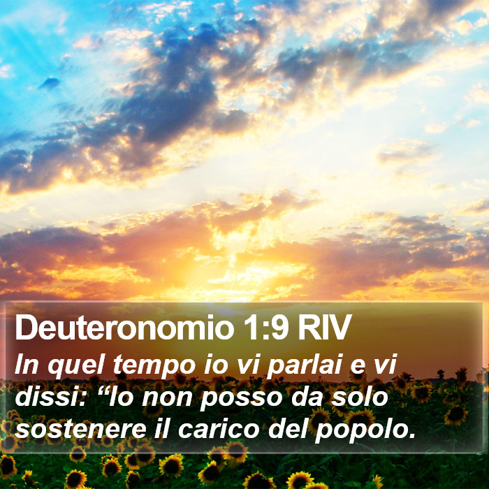 Deuteronomio 1:9 RIV Bible Study