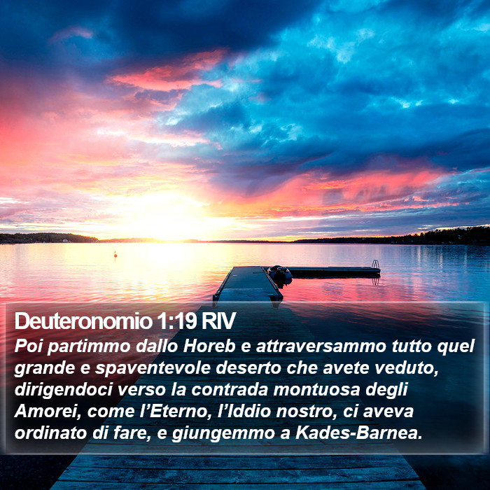 Deuteronomio 1:19 RIV Bible Study